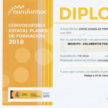 Diploma aislamientos y rehabilitación